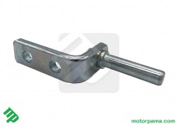 Perno cerniera  per rimorchio carrello con sponda in alluminio